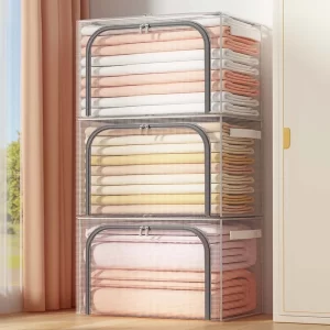 clear plastic storage box with lid