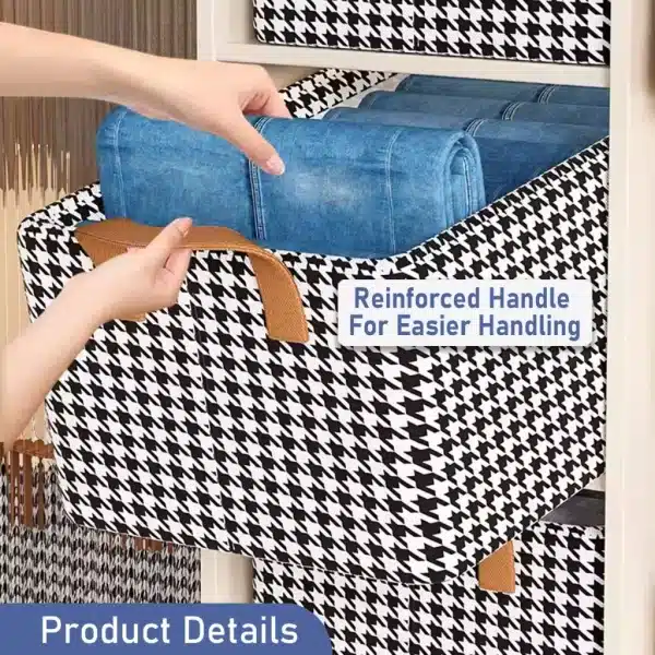 foldable steel frame storage box with lid