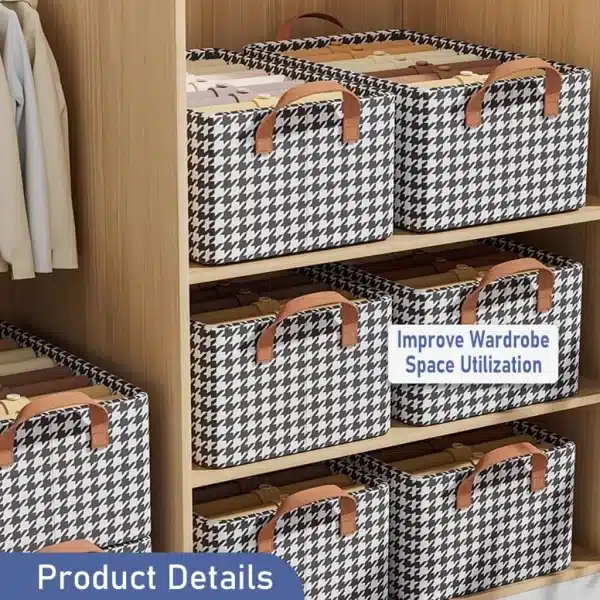 foldable steel frame storage box with lid