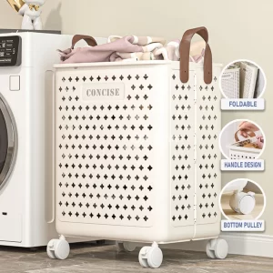 foldable laundry basket for dirty clothes