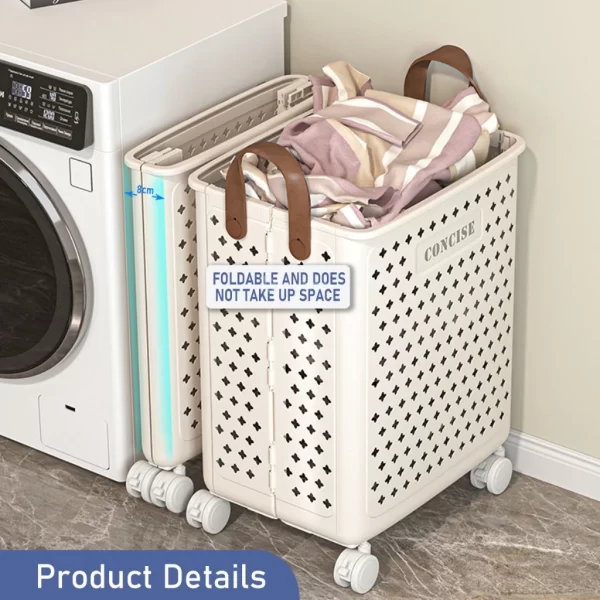 foldable laundry basket for dirty clothes