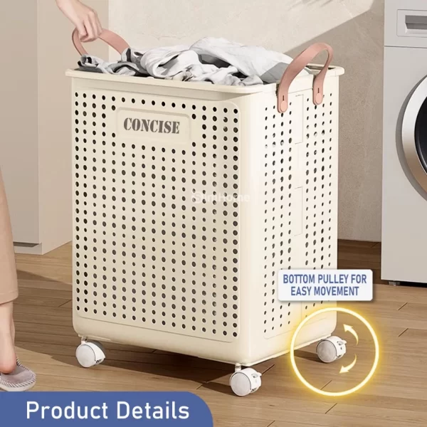 foldable laundry basket for dirty clothes