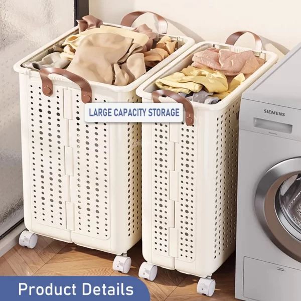 foldable laundry basket for dirty clothes