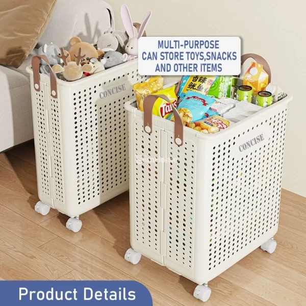 foldable laundry basket for dirty clothes