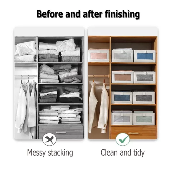 foldable clothes storage box