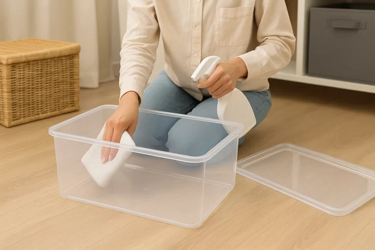 storage box cleaning 收纳箱清洁
