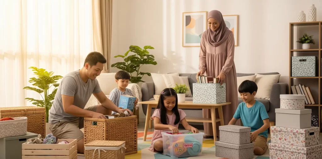best storage box Malaysia used in home organization