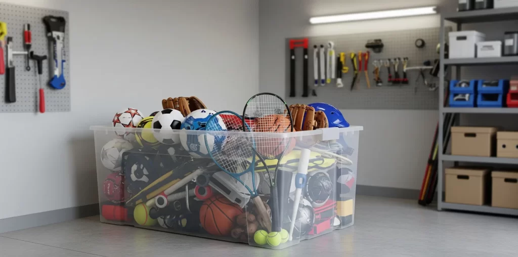 large storage container Malaysia for sports gear