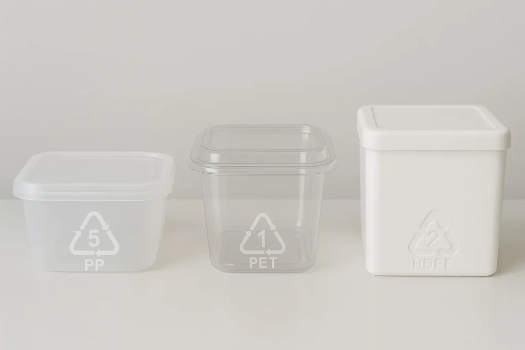 Comparison of plastic container materials used in Malaysia households